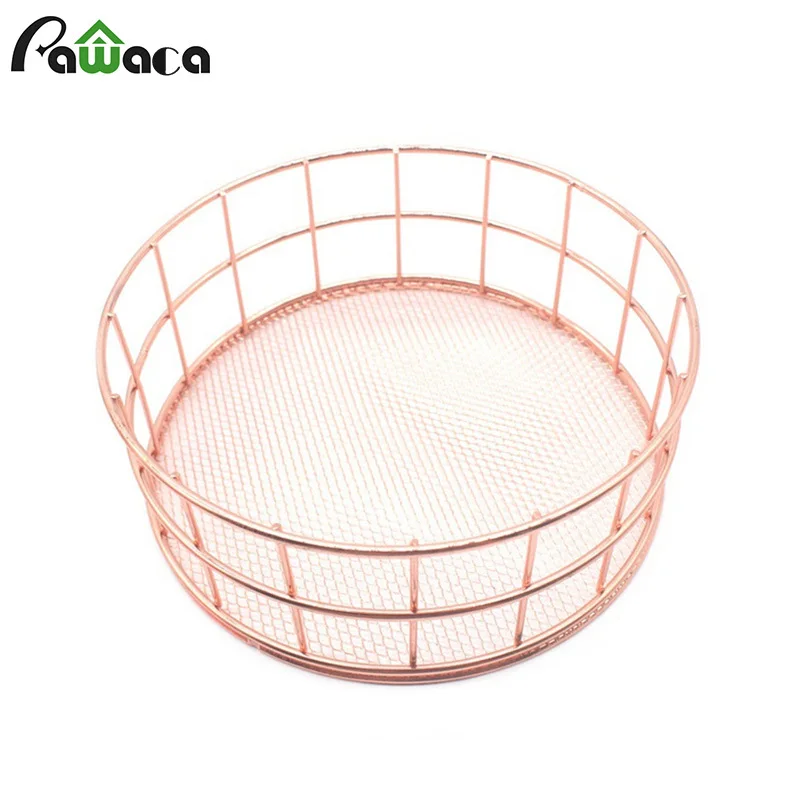 

3d Nordic Style Metal Mirrored Opbergvak Six Shoeking Wire Storage Man Holder Desktop Cosmetic Jewelry Organizer Home Decor