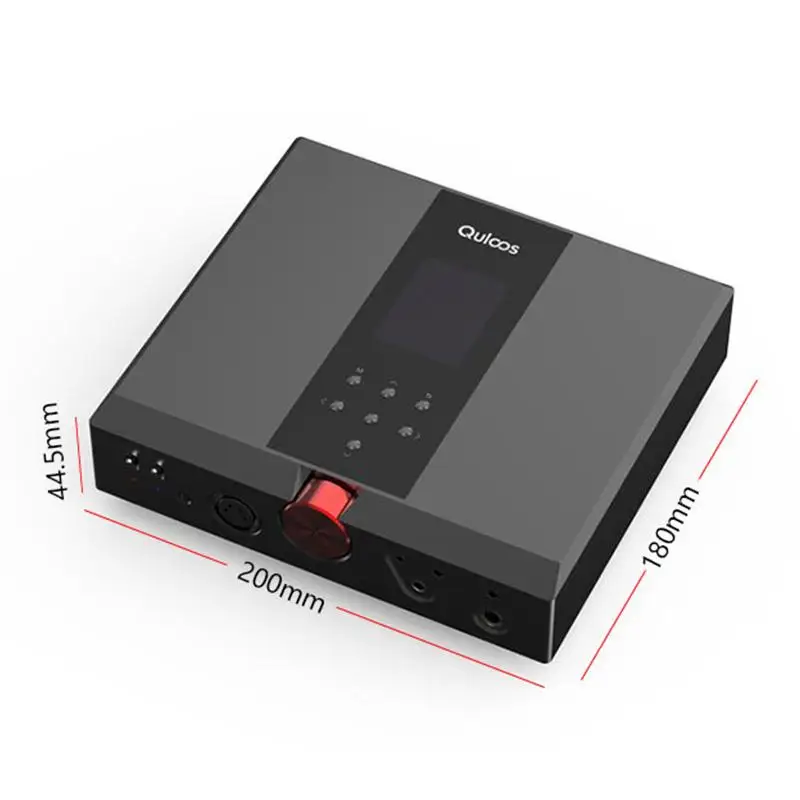 Quloos QLS QA390 AK4497EQ* 2 HiFi музыкальный плеер без потерь DAC Декодер Усилитель для наушников усилитель с пультом дистанционного управления