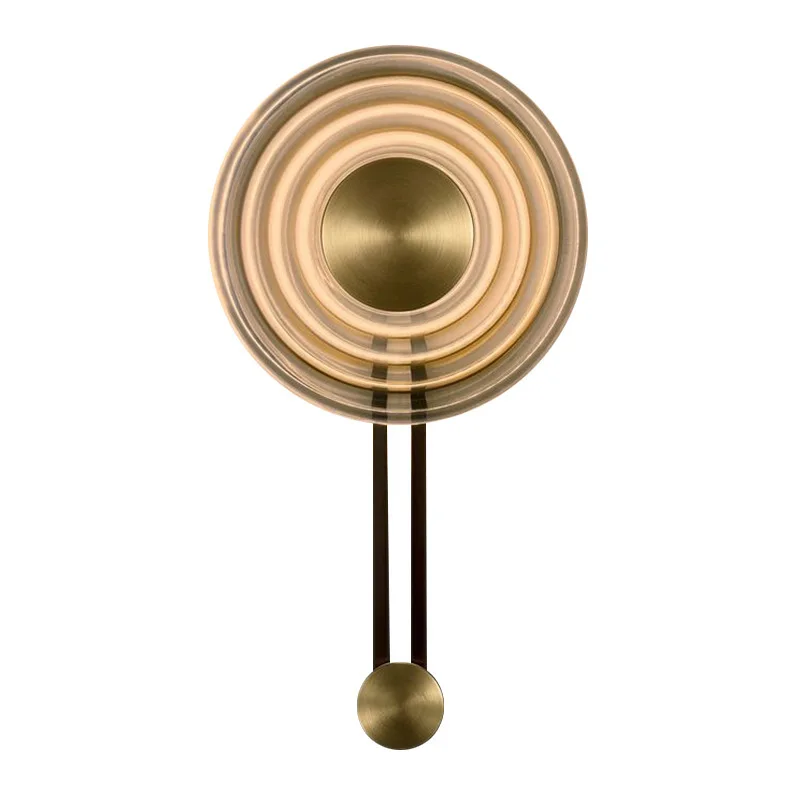 

Luxury Creative Simple Ripple Ins Dining Room Bedside Background Decorative Sconce Light Fixture Nordic Postmodern Led Wall Lamp