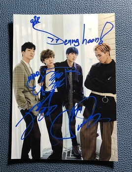 

hand signed Winner autographed group photo 5*7 K-POP autographs 012020B
