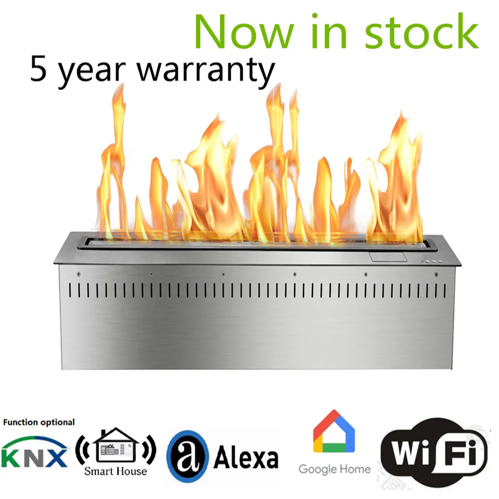 Harga Pabrik 72 Inci Cerdas Listrik Stainless Steel Bio Etanol Bahan Bakar Konversi Perapian Insert