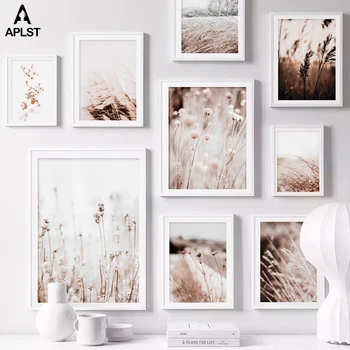 

Farm Plant Daisy Flower Dandelion Field Reed Wheat Prints & Poster Wild Crops Canvas Painting Nordic Picture Home Decor Arts
