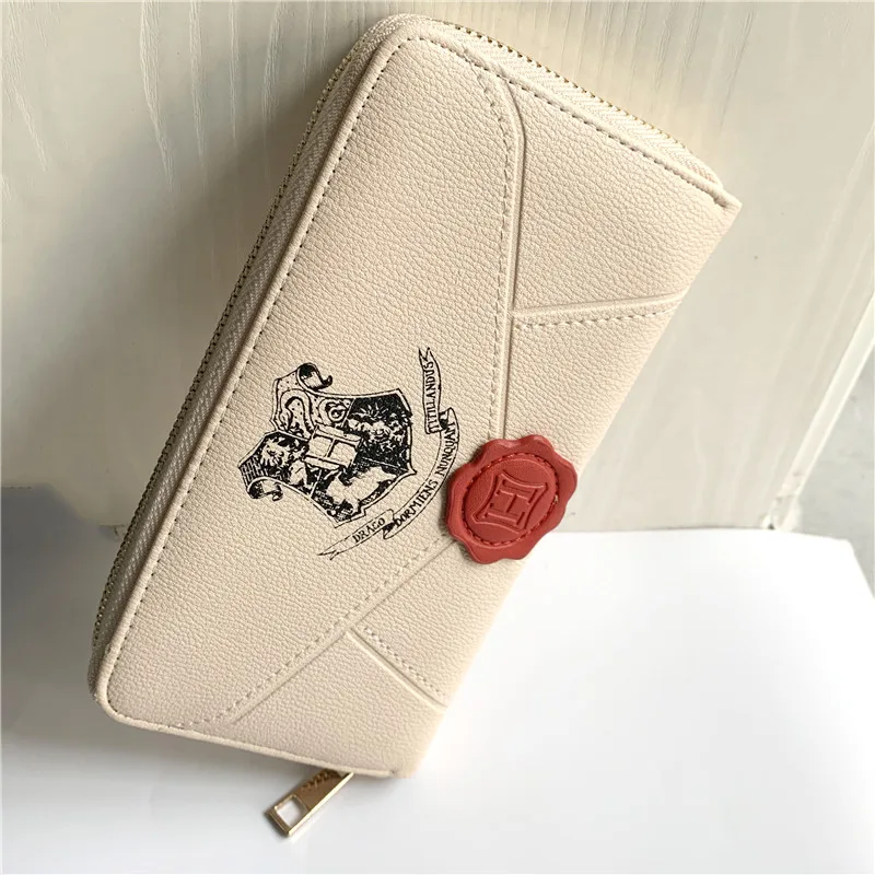 Wallet Purse-Handbag Long-Zipper Cute Beige Letter School Fashion for Fans Cosplay Gift