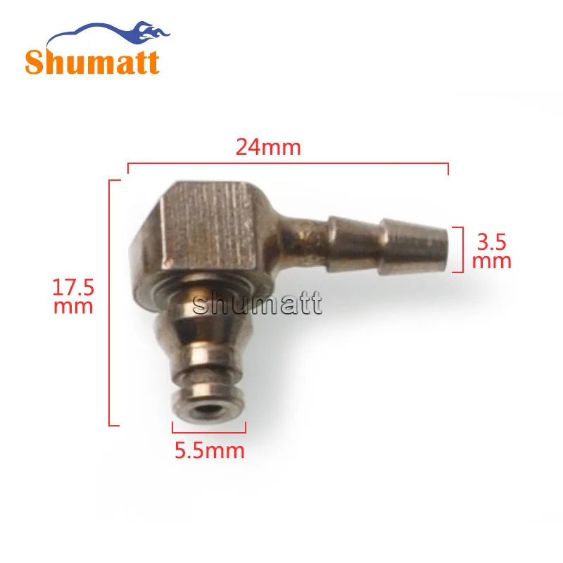 

Common Rail Fuel Backflow Pipe Joint Fitting For 0445110 Series Injection
