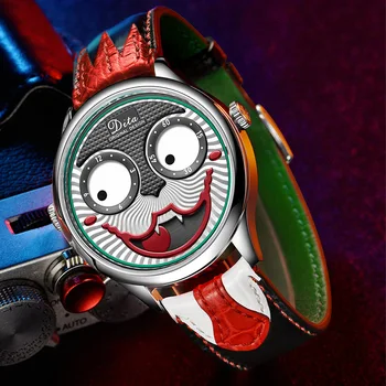 

Joker Watch Men Top Brand Luxury Fashion Personality Alloy Quartz Watches Mens Limited Edition Designer Watch New Arrival 2019