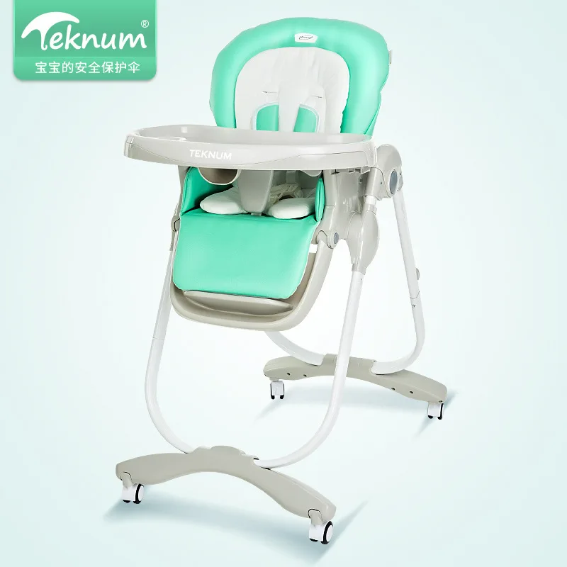 Free Shipping Teknum baby dining chair folding multifunctional portable child dinning chairs portable booster seat for baby - Color: 6