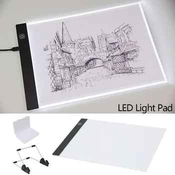 

A4 LED Light Board Pad Drawing Tablet Digital Graphics Pad USB Box Copy Board Electronic Art Graphic Painting Writing Table