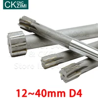 1P 12D4 15D4 16D4 17D4 18D4 20D4 22D4 24D4 25D4 28D4 30D4 32D4 34D4 35D4 40D4 HSS D4 reamers with Reamer for taper shank machine 1