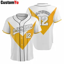 Детская бейсбольная рубашка на заказ, Клубная тренировочная бейсбольная Футболка