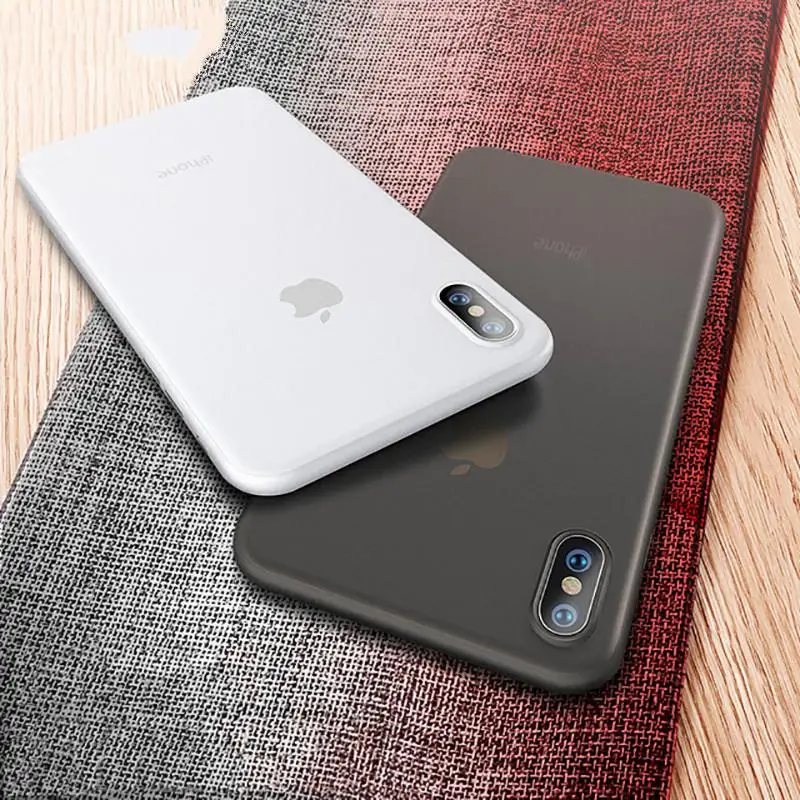 Matte PP Phone Case for iPhone 6S 6 7 8 Plus X XS MAX XR Ultra Thin Super Slim Transparent 11 Pro Max 2019 Cover |