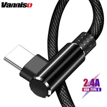Vanniso 1m 2m 3m USB Type C Fast Charging usb c cable Type-c Data Cord usb Charger usb-c USB Cable For Samsung S8 s10 Xiaomi k20 1m 2m usb c usb 3 1 type c male to female extension data cable usb type c for laptop