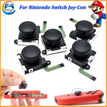 

1-5PCS 3D Analog Joystick thumb Stick grips Cap Button Control Replacement Part for Nintend Switch JoyCon NS Joy-Con Controllers
