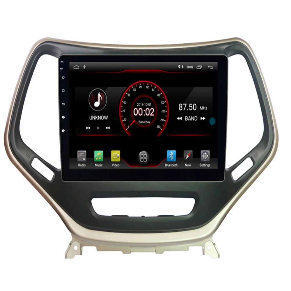 10 2 &quot2 din android автомобильный Радио dvd-плеер для jeep cherokee 2014-2019 головное устройство