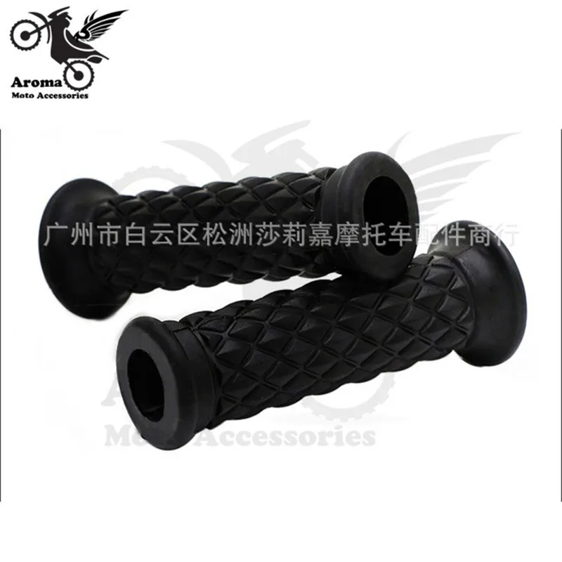 16 colors available brown red black hot retro cafe racer parts 22MM 25MM rubber motorbike grip for honda suzuki yamaha harley softail sportster prince cruise moto handlebar motorcycle handle grips