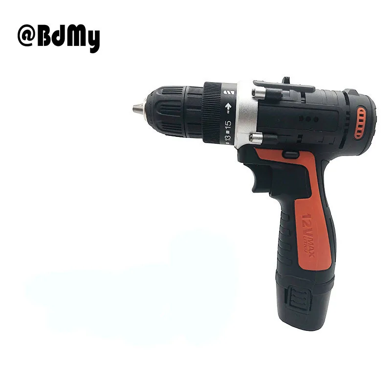 BDMY 12vCordless литиевая электрическая сверление на двойной скорости отвертка дрель