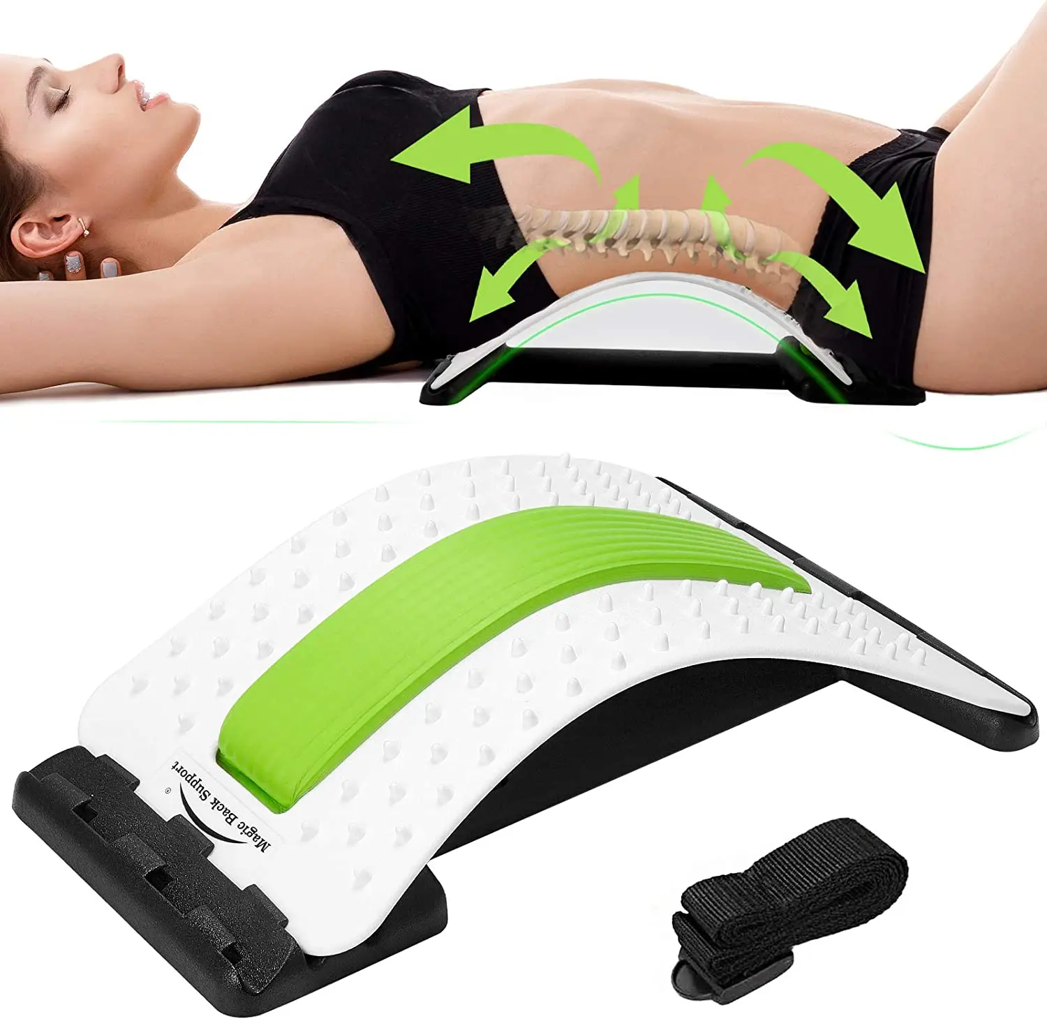 Back Massager and Posture Corrector for Men and Women Relaxation Stretcher Yoga& Fitness Muscle Relaxation Massager Office Sedentary Magic Stretchers KITEOAGE Back Stretcher 