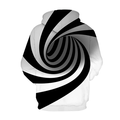 Крутая пара костюм гипноз Swirl 3D Толстовка мужская мода большой размер спандекс спортивный костюм хип хоп пуловер геометрический 3D печать