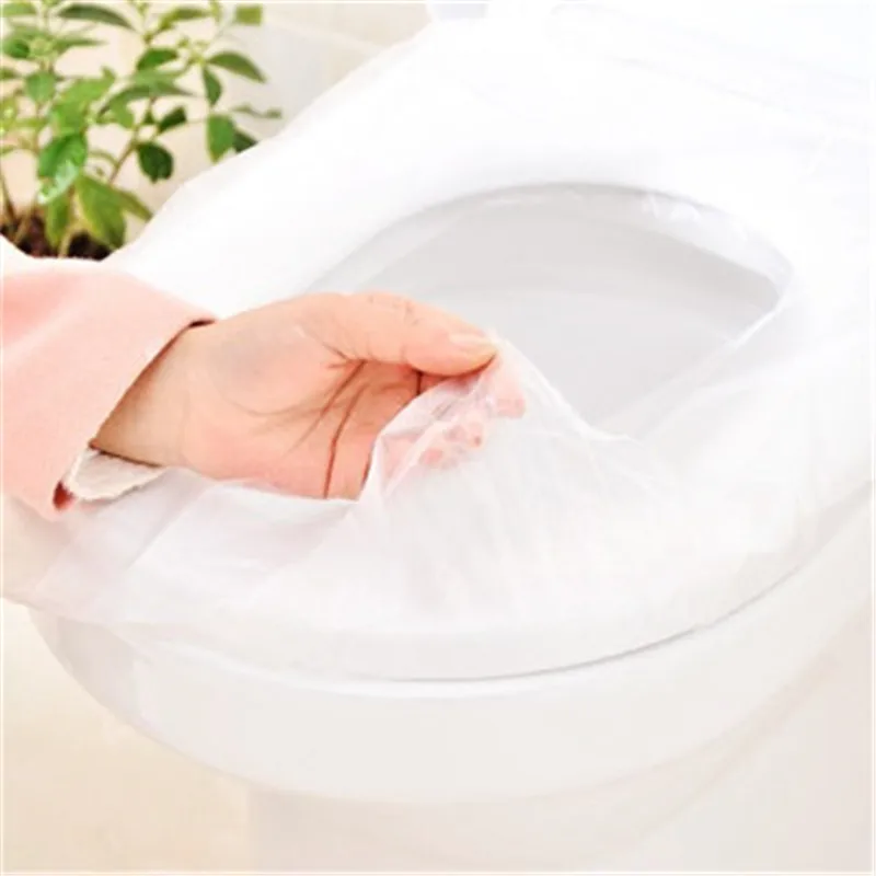 

Hot Sale 10/20pcs Travel disposable toilet seat cover mat 100% waterproof toilet paper pad bathroom accessories set