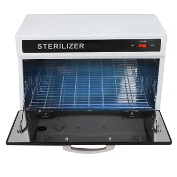 

Nail Art Tool Sterilizer UV Sterilization 220V Nail Tools Sterilizer Cabinet Nail Art Manicure Tools UV Sterilizer Cabinet EU