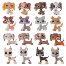 Редкие животные pet shop lps игрушка такса собака такса коричневая Оригинальная фигурка колли кокер спаниель отличный Дэн подарки для детей