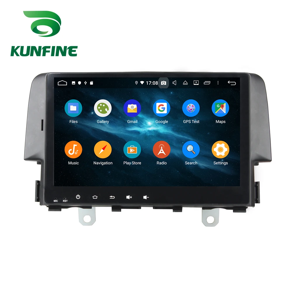 Perfect Android 9.0 Octa Core 4GB RAM 64GB Rom Car DVD GPS Multimedia Player Car Stereo Deckless for HONDA CIVIC 2016 Radio Headunit 2