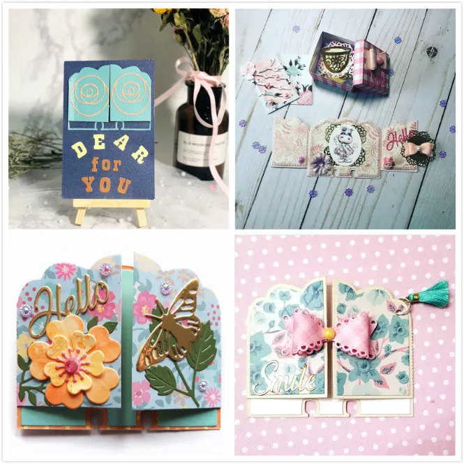 

Naifumodo Letter and Decoration Cutting Dies Crafts Metal Die for Scrapbooking Card Album Embossing Die Cut New Template