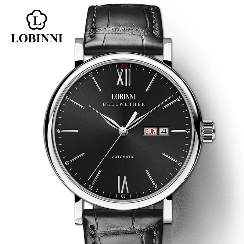

LOBINNI Watch Men Japan Miyota Automatic Mechanical Movement Luxury Brand Men's Watches Sapphire Waterproof relogio 12025M