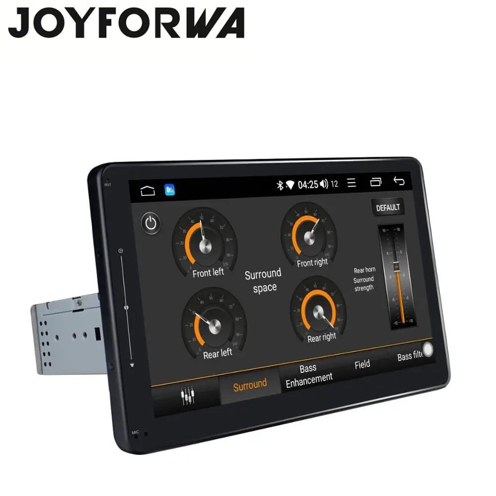 Flash Deal 1280*720 DSP Mirror Link 10.1" 1Din Android 8.1 Car Stereo Multimedia Radio GPS 4G SIM Card SPDIF Subwoofer DVR OBD DAB+ WiFi 3