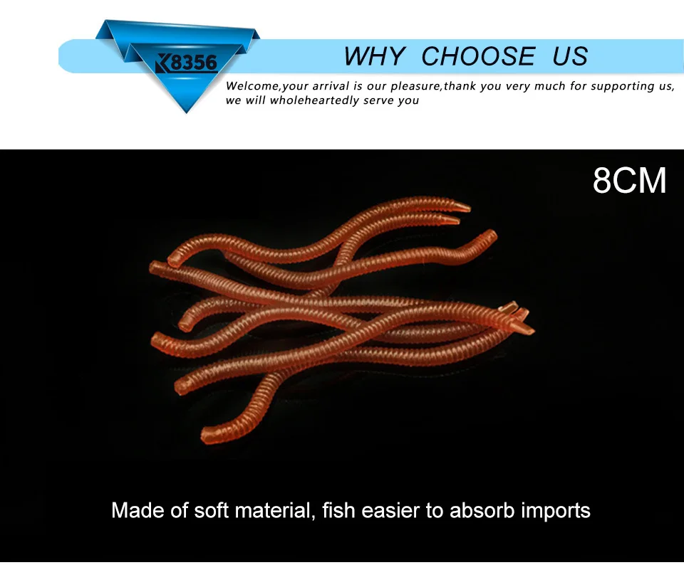 K8356-50PcsLot-8cm-10cm-Earthworm-Soft-Fishing-Lures-Soft-Bait-PET-Artificial-Bait-Red-Worms-Fake-Lure-Fishing-Tackle_04