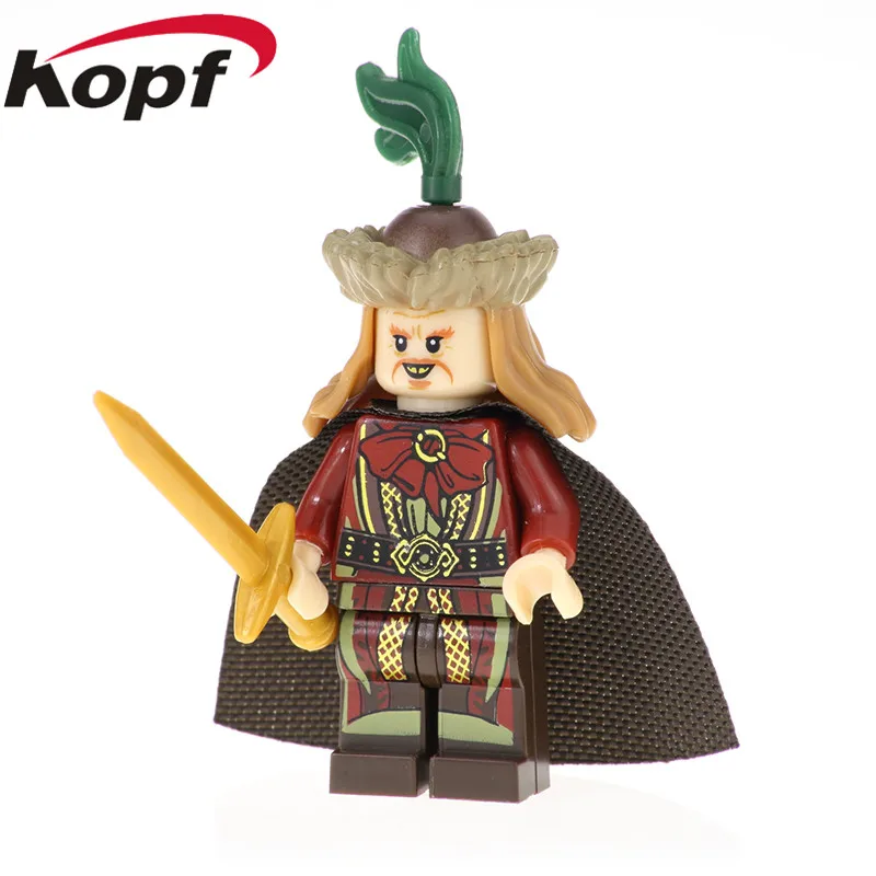 PG543 Одиночная Властелин колец король елевс действие Гэндальф Мерлин Фродо мистер ранди строительные блоки детские игрушки подарок