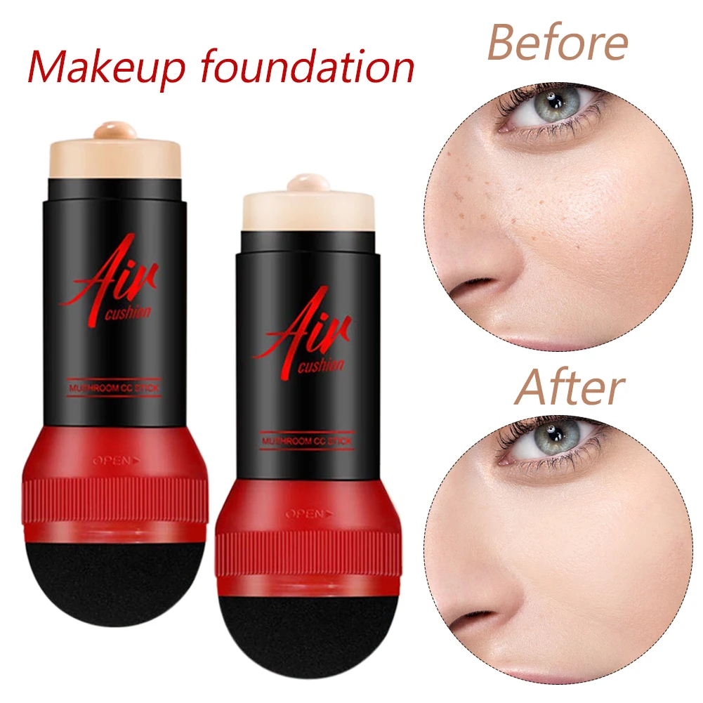 

CC Cream Concealer Mushroom Head Air Cushion Isolation Liquid Foundation Waterproof Brightens Concealer Moisturizing Oil Control