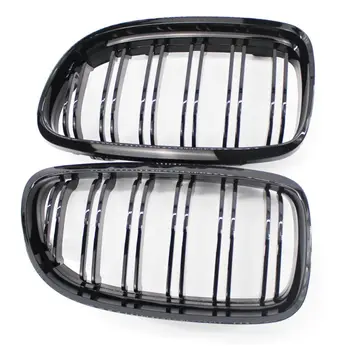 

2Pcs/set Car Front Grille Gloss Black Inlet Grill for B-MW 3 Series E90 E91 09-11