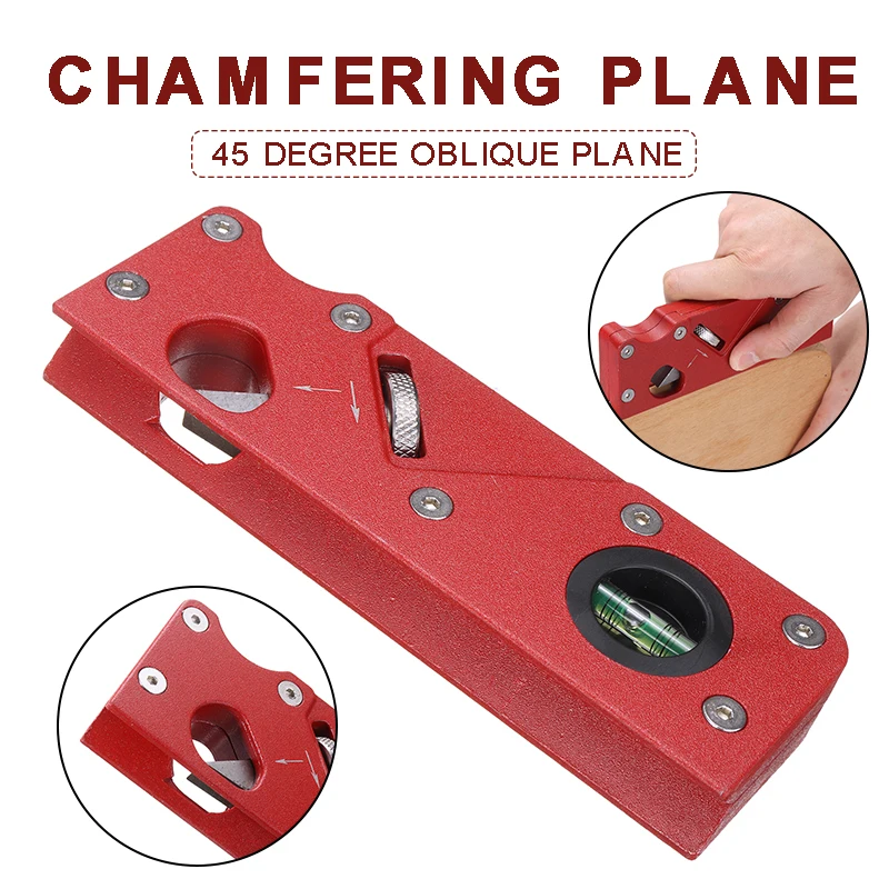 Woodworking Hand Tool Planing Wiping Trimming Edge Corner Planer Chamfer Kit 