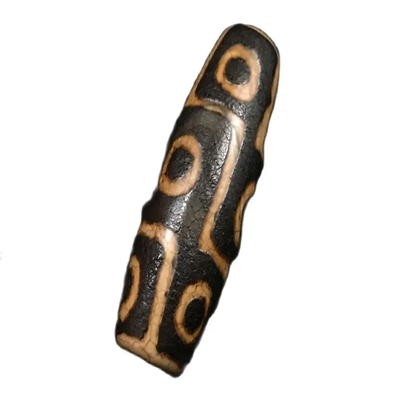 Tibet Old Agate Nine-Eyed Dzi Bead Pendant | Дом и сад