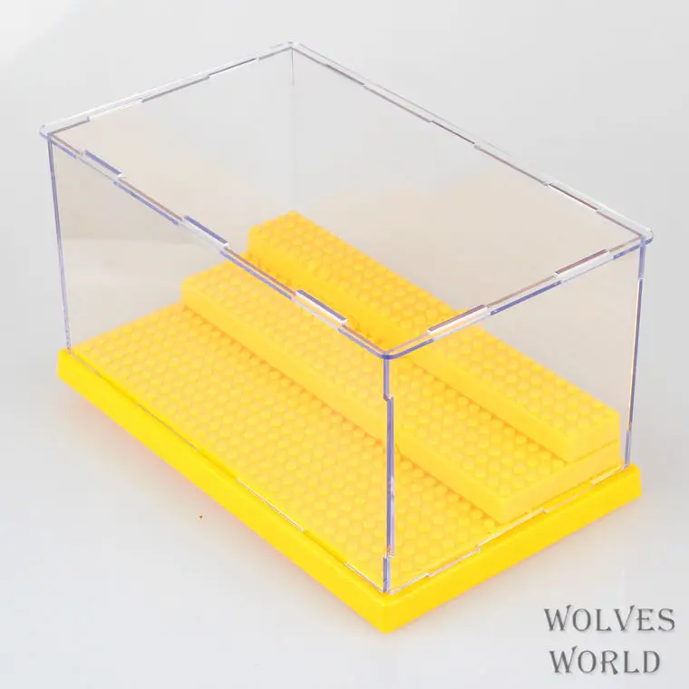 

Organic Dustproof Box Transparent Assembled Multilayer Garage Kit Display Box Cabinet Model Display Box 25X14.5X12