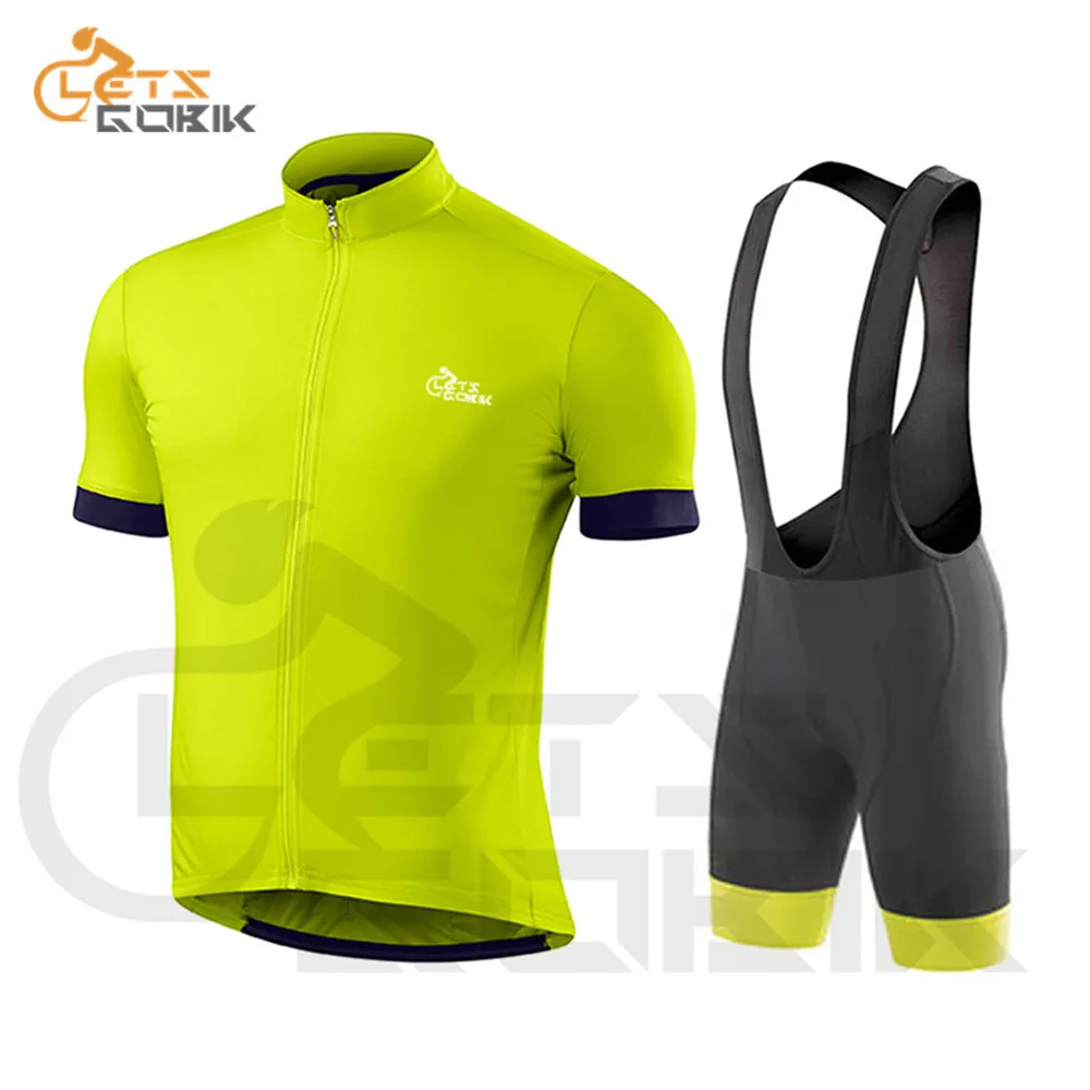 Bib cycling set Модная шикарная летняя одежда для велоспорта Ropa Ciclismo Hombre, одежда для гоночного велосипеда, костюм, быстросохнущая одежда для горного велосипеда, спортивная одежда - Цвет: Bib cycling set