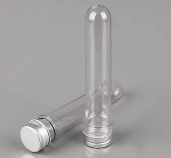 

Quevinal300pcs/Lot 40ml Plastic Tube Bottle Aluminum Screw Cap Empty Refillable Sample Test Pot Candy Box Wedding Party Supplies
