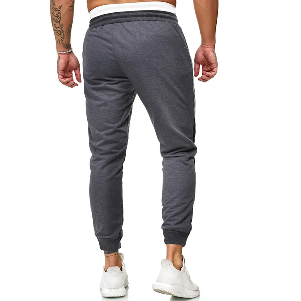 Vogue Jogger мужские новые модные повседневные уличные спортивные брюки для бега длинные штаны с завязками