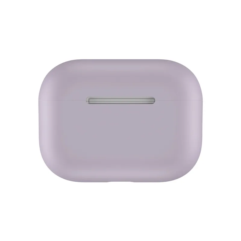 Thistle Ультратонкий Мягкий силиконовый чехол для Apple Airpods Pro, Модный милый однотонный чехол для наушников с Bluetooth для Airpods 3 Capa - Цвет: Thistle