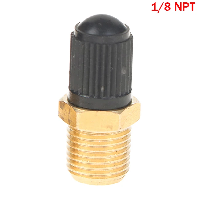 2Pcs 1/4 1/8 Zoll Npt Mpt Messing Reifen Reifen Luft Kompressor Kraftstoff  Tank Füll Ventil Für Dunlop Ventil Auto styling Auto Teile - AliExpress