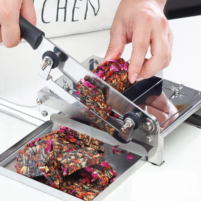 Family Ejiao Pastry Cutter Machine Meat Slicer Stainless Steel Vegetable Cutting