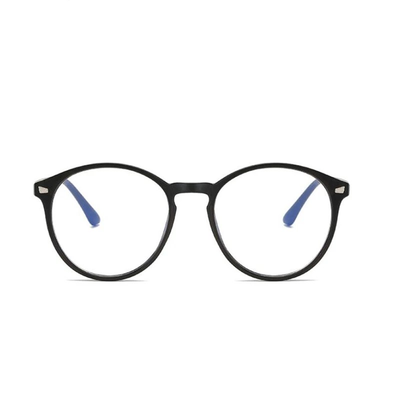 Big Frame Oval Women Men Myopia Glasses Finished Retro Gray Frame Prescription Eyeglasses Female 0 -0.5 -0.75 -1.0 To -6.0 4