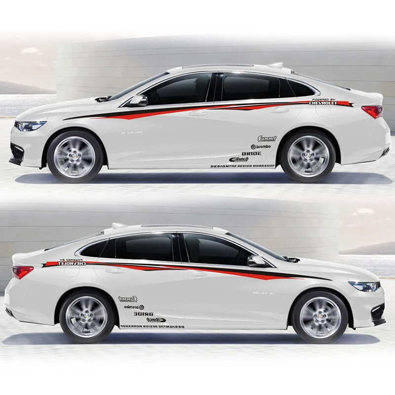 Автомобильный Стайлинг спортивный автомобиль Стикеры для Chevrolet CRUZE Malibu Mark Levinson кузовных наклеек и отличительные знаки авто стикер наклейка