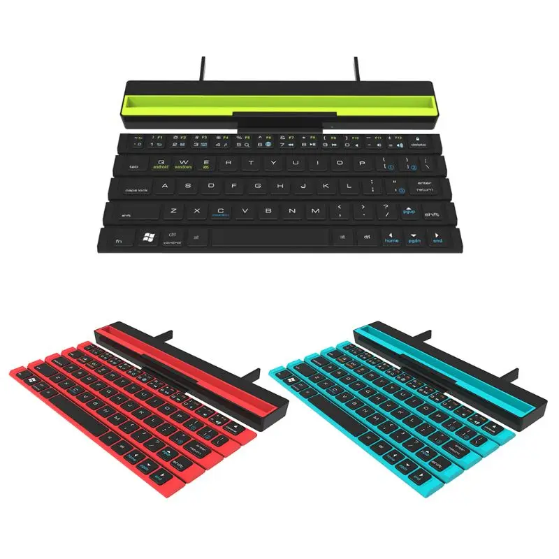 R4 Портативная Складная Беспроводная Bluetooth клавиатура для iOS ANdroid Windows устройства E65A