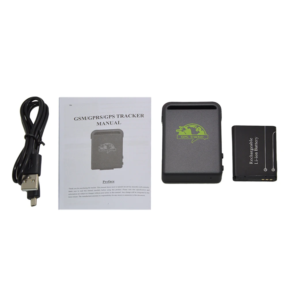 

TK102B Mini GPS Vehicles Cars Tracker Device GPS SMS GPRS SOS For Ios App W/ Remote Control Built-In Shock Sensor