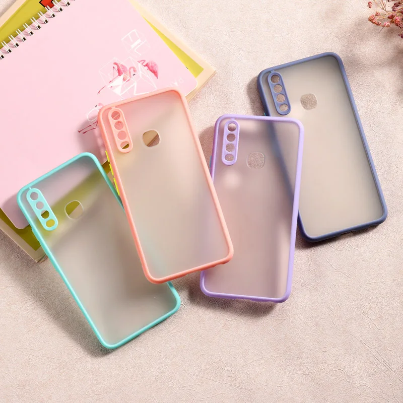 Camera Lens Protection Bumper Phone Case For Vivo Y11 Y12 Y15 Y19 Y17 Y3 Matte Clear Back Cover U3X U10 Y5S Z5i Y50 Y85 V9 Y93