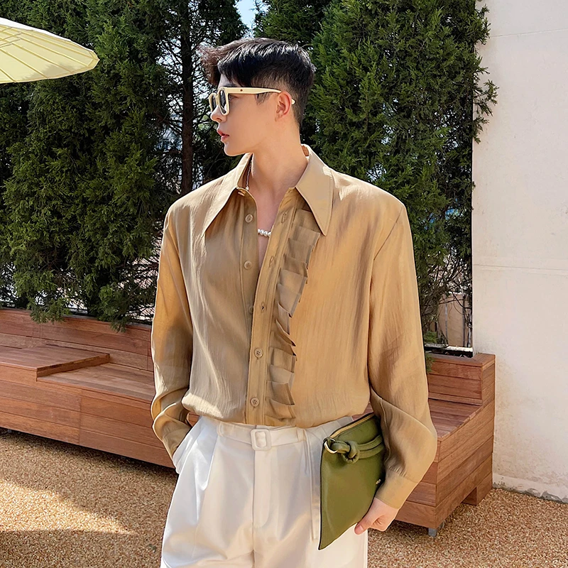 Male Streetwear Vintage Fashion Dress 