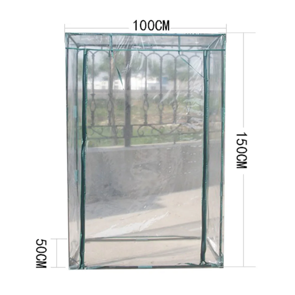 Waterproof PVC Plant Cover Portable Greenhouse PVC Cover Garden Cover Plants Flower House Corrosion-resistant Plants Cover