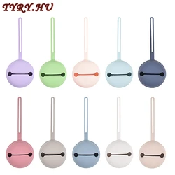 TYRY.HU New Baby Silicone Pacifier Holder BPA Free Infant Portable Soother Container Box Nipple Storage Box Food Grade Silicone
