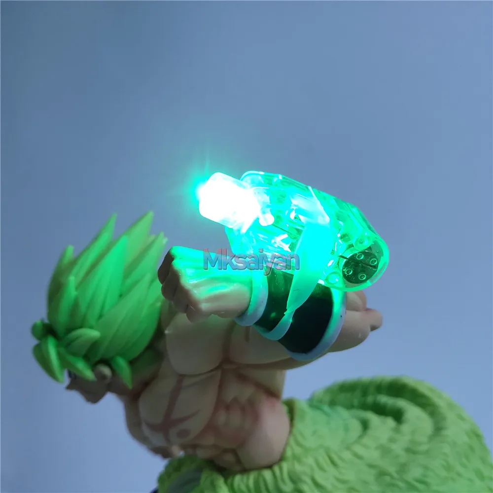 Dragon Ball Super Broly Figura ПВХ Модель Аниме Фигурка Dragon Ball Z Super Saiyan Broli DIY светодиодный светильник игрушки Детский Рождественский подарок